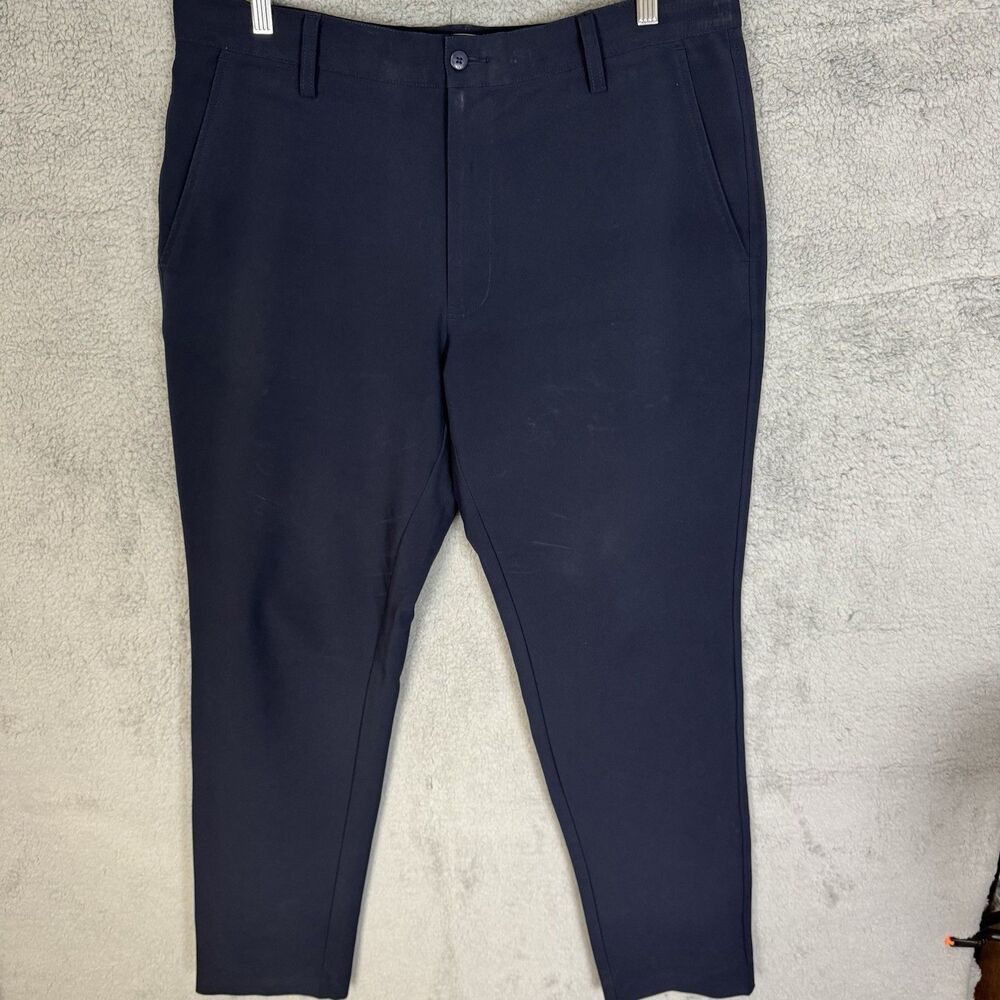S FootJoy Pants Men's 36x31 Blue Chino Straight Performance Stretch Golf